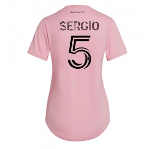 Inter Miami Sergio Busquets #5 Replika Hjemmebanetrøje Dame 2023-24 Kortærmet